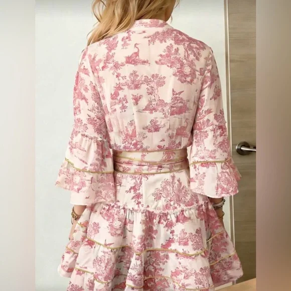 Floral Pink Dress - Picture 3 of 8